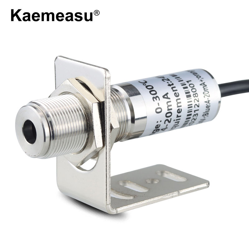 Kaemeasu 4 ~ 20mA Edelstahl-Temperatursensor Industrie-Hochtemperatur-Infrarot-Pyrometer-Sender