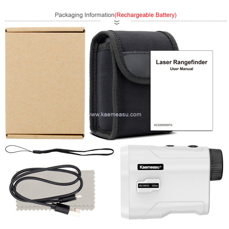 Kaemeasu 6.5X Magnetisierung Golf-Range Finder Teleskop Flaggenstange Schließwinkel Abstand Meter M1000