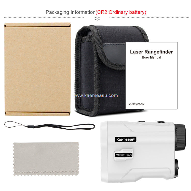 Kaemeasu Golf-Rangefinder CR2 Batterie-Modell Teleskop Flaggenstange Sperrwinkel Abstandsmessung M1000