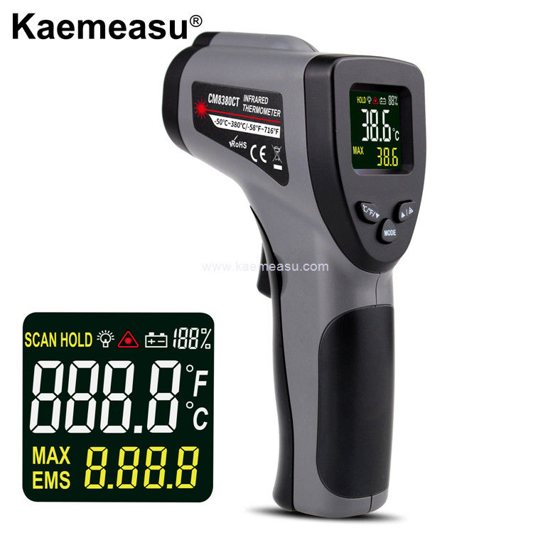 Kaemeasu Hand-Held Thermometer Gun Klasse 1 Laser Sicherheit Laser Temp Gun OEM ODM
