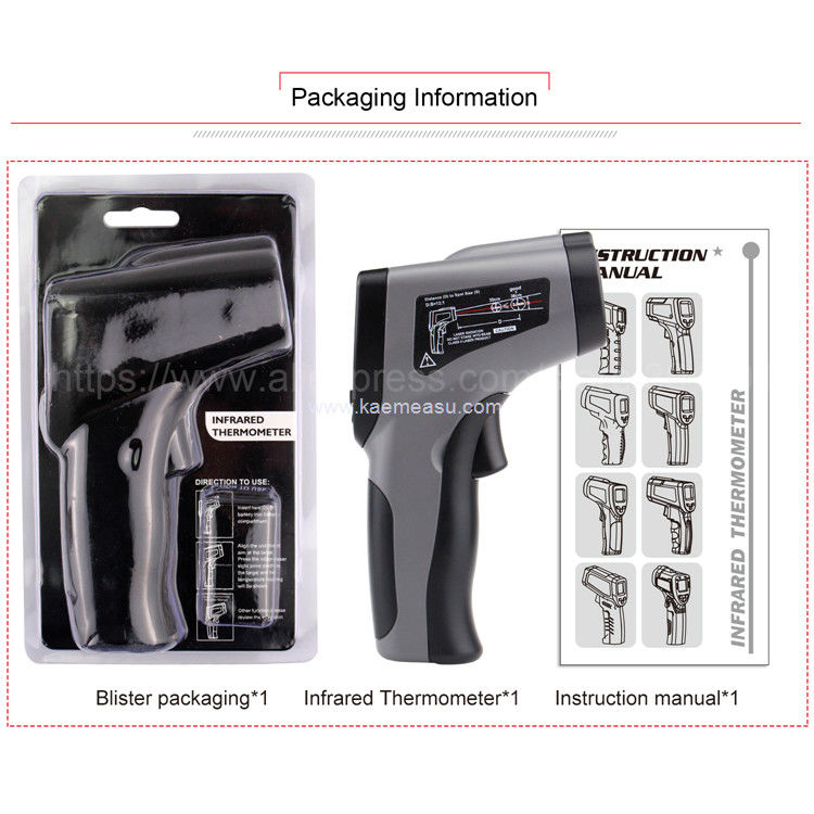 Kaemeasu Hand-Held Thermometer Gun Klasse 1 Laser Sicherheit Laser Temp Gun OEM ODM