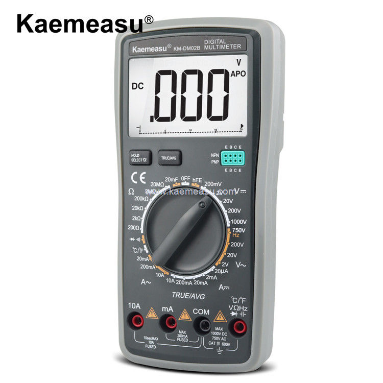 Kaemeasu 02B OEM ODM Elektrische Multimeter Wahres RMS Stromwiderstand Kapazität Spannungsmesser Tester