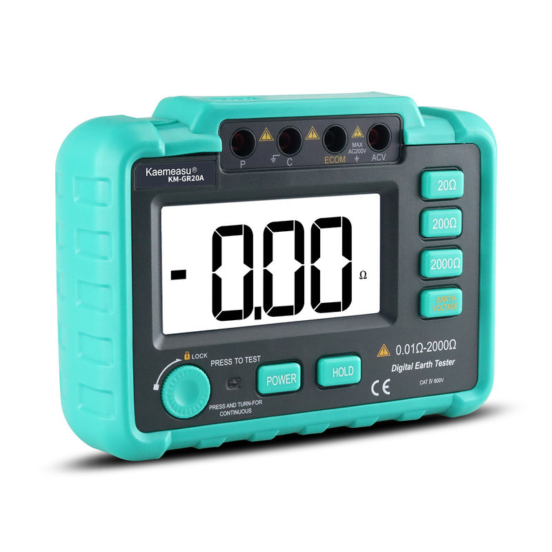 Kaemesau AC 200V Erdungswiderstand Tester Megohmmeter Messschaltung Widerstand Tester Erdwiderstand Tester GR20A