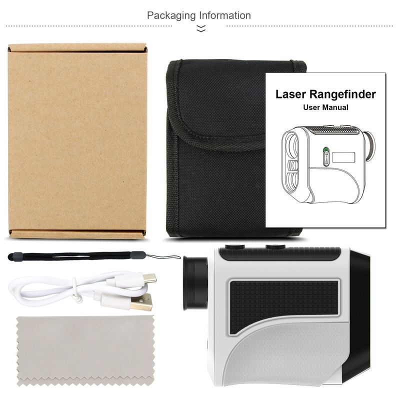 2024 neue Art Teleskop-Fernmessgerät Handheld-Golf-Laser-Fernmessgerät Mini-Laser-Fernmessgerät mit Steigung