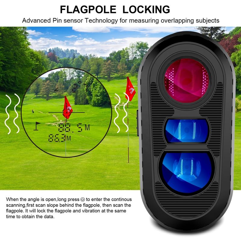 OEM-Teleskop Außensport Laser-Rangefinder 450M-1000M Neigungsspielraum Jagd Schießen Golf Abstandsmesser