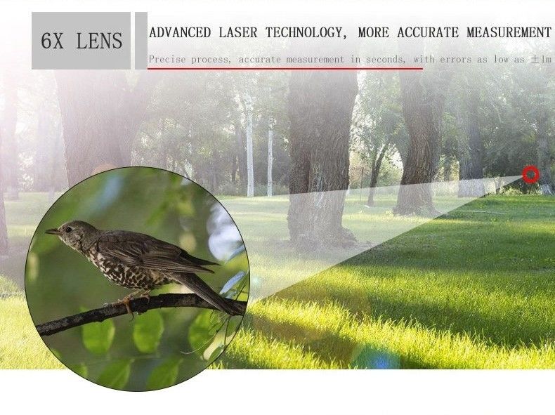 Jagd-Rangefinder Outdoor-Sport Laserdistanzmeter Laser-Rangefinder Golf-Rangefinder Diastimeter Teleskop