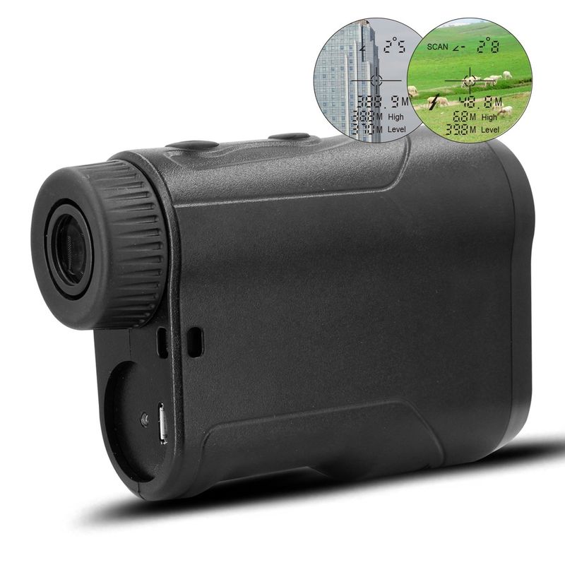 OEM Gute Qualität Wiederaufladbarer Laser-Rangefinder 450 Meter Digitaler Laser-Rangefinder Jagd/Golf/Sport/Ingenieur