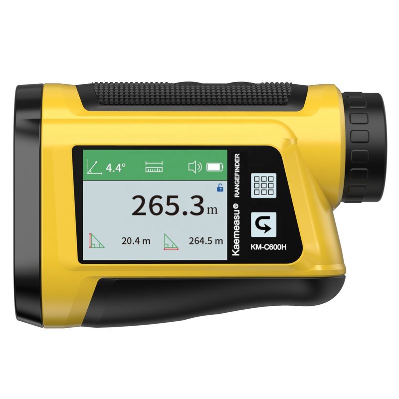 Oem Touchscreen Digital Golf Laser Abstandsmesser Reichweite Finderr Golf Laser Abstandsmesser Abstandsmesser für die Jagd