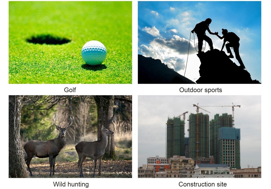 Oem Touchscreen Digital Golf Laser Abstandsmesser Reichweite Finderr Golf Laser Abstandsmesser Abstandsmesser für die Jagd