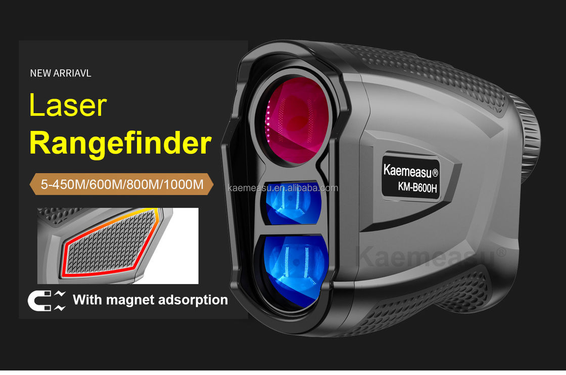 Heiß verkaufter Laserdistanzmesser mit Flaggenpfostenverriegelung Vibration Golf-Distanzmesser Jagd Handlaserdistanzmesser