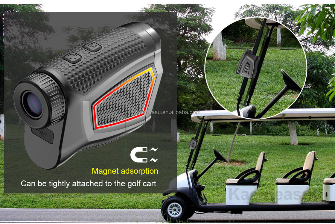 Heiß verkaufter Laserdistanzmesser mit Flaggenpfostenverriegelung Vibration Golf-Distanzmesser Jagd Handlaserdistanzmesser