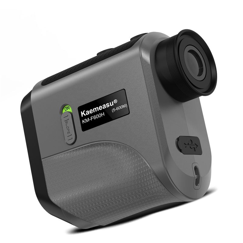 Mini-Laser-Fernmessgerät Teleskop Handheld-Laser-Fernmessgerät Digitales Laser-Fernmessgerät mit Neigung grau