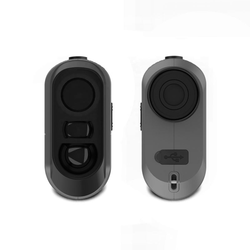 Mini-Laser-Fernmessgerät Teleskop Handheld-Laser-Fernmessgerät Digitales Laser-Fernmessgerät mit Neigung grau