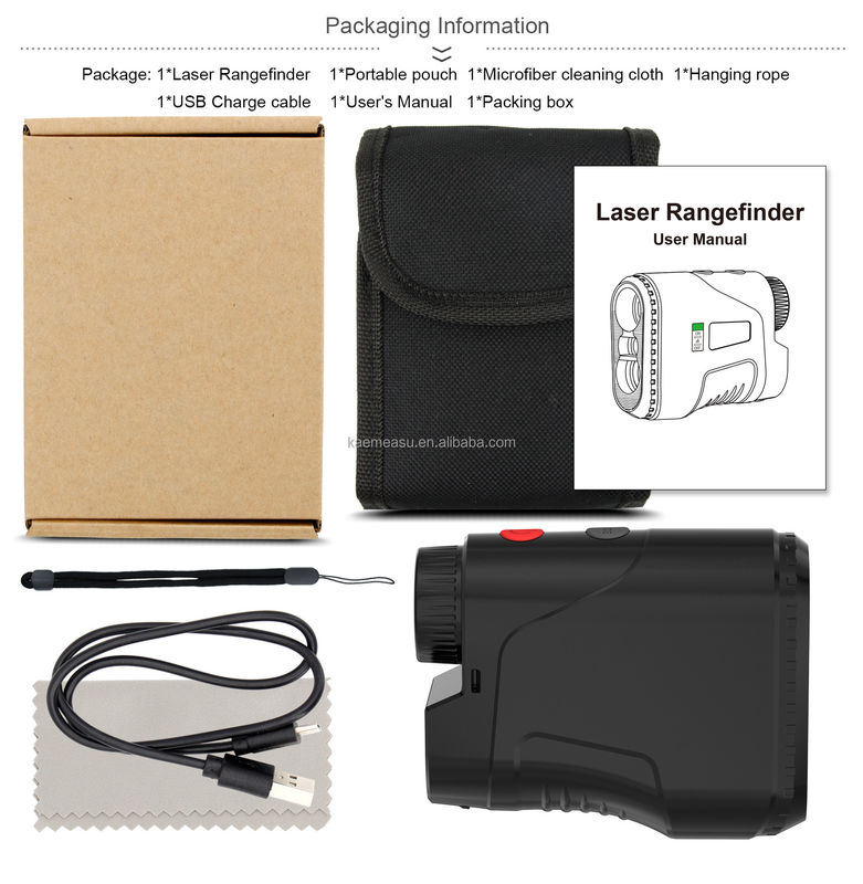 Oem Jagd-Range Finder Neigungsbereich Laser Abstandsmesser Teleskop Mehrfachmodi Laser-Rangefinder für die Jagd