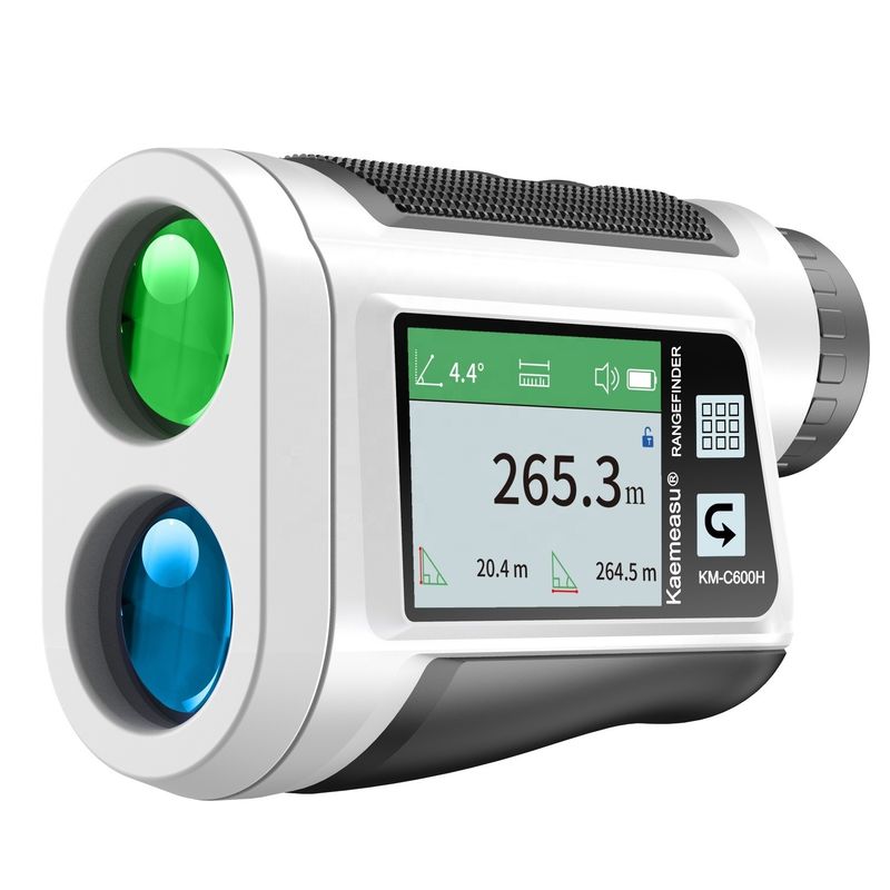 Golf-Laser-Rangefinder Meter 600m Multifunktions-Laser-Rangefinder mit Winkel-Horizontal-Distanz-Scan