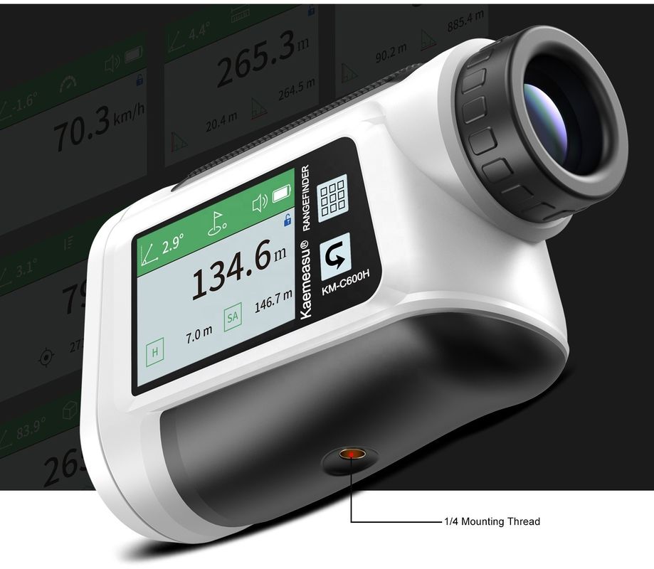 Mini-Handheld-Laser-Rangefinder Sichtmessgerät Laser-Distanzmessgerät mit LCD-Smart-Touch-Bildschirm
