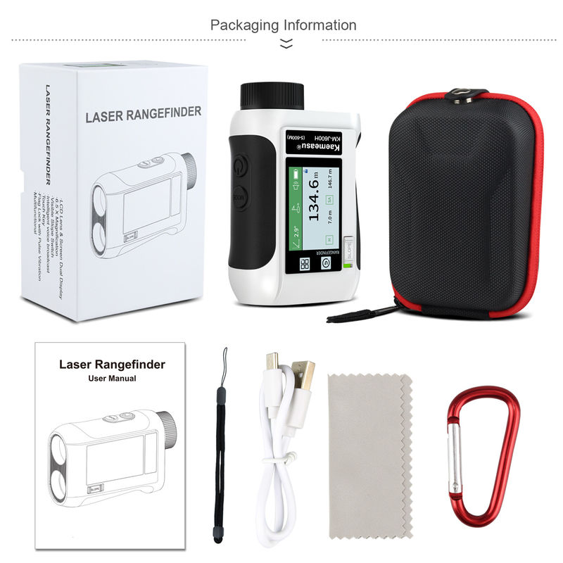 1500m OEM ODM optischer Golf-Rangefinder LCD-Bildschirm intelligente Sprachjagd Laser-Rangefinder Diastimeter Golf Sport Teleskop