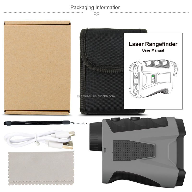 2024 Neue Golf-Rangezähler Optikgeräte Outdoor Sport Jagd Schießen Vogelbeobachtung Teleskop Golf Laser-Rangefinder