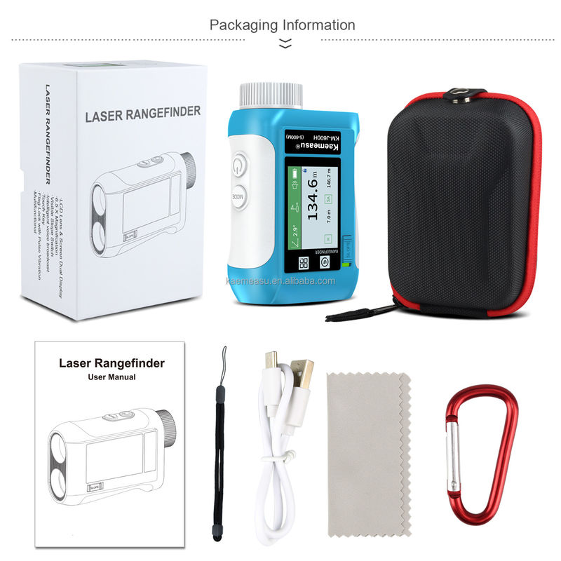 OEM-ODM-Lasermessgerät Sprachübertragung Entfernungsmessgerät Digitales Golf-Laser-Rangefinder Jagd-Rangefinder Teleskop