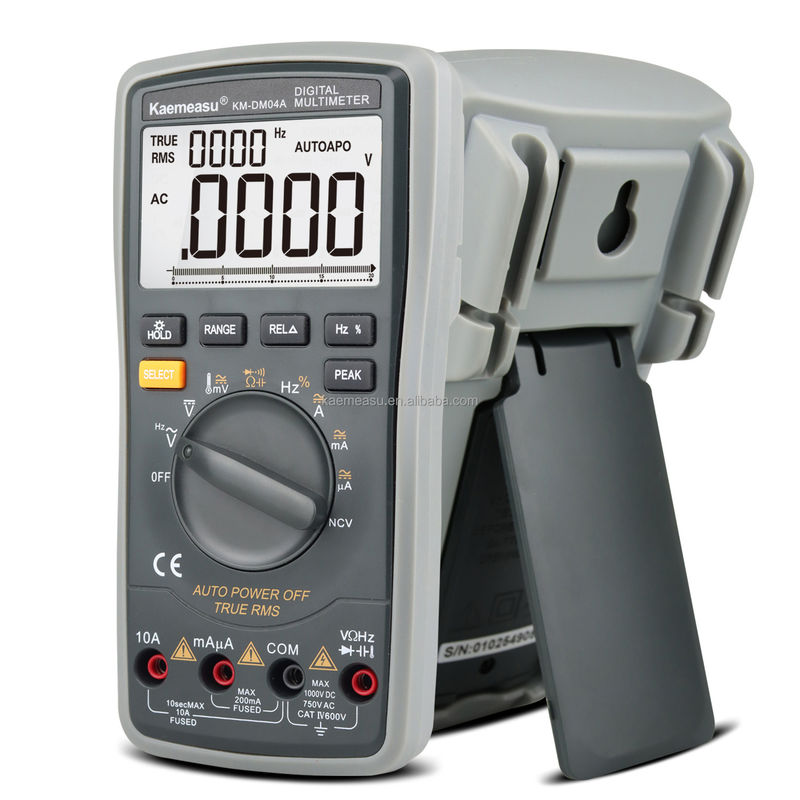 04A Neues Upgrade Verbrennungssicherung 20000 Zählt Balkendiagramm Anzeige Hochgenauigkeit Elektrische digitale Multimeter