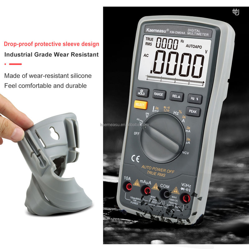 04A Neues Upgrade Verbrennungssicherung 20000 Zählt Balkendiagramm Anzeige Hochgenauigkeit Elektrische digitale Multimeter