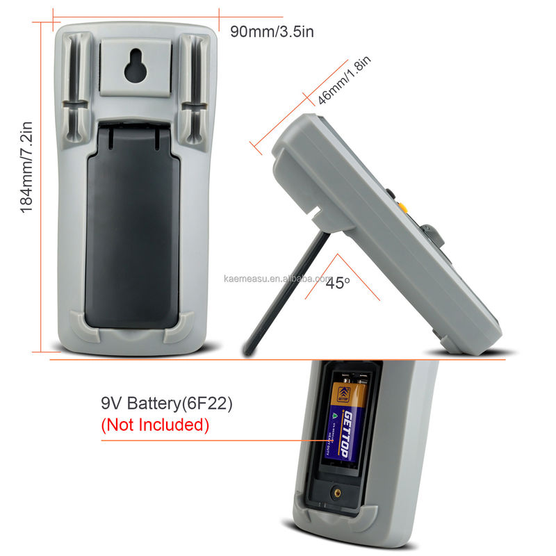 03B Professionelle digitale Multimeter Gleichspannung Wechselstrom Spannung Strom Widerstand Wahre RMS LED Diodenprüfung Automaß Universalmeter