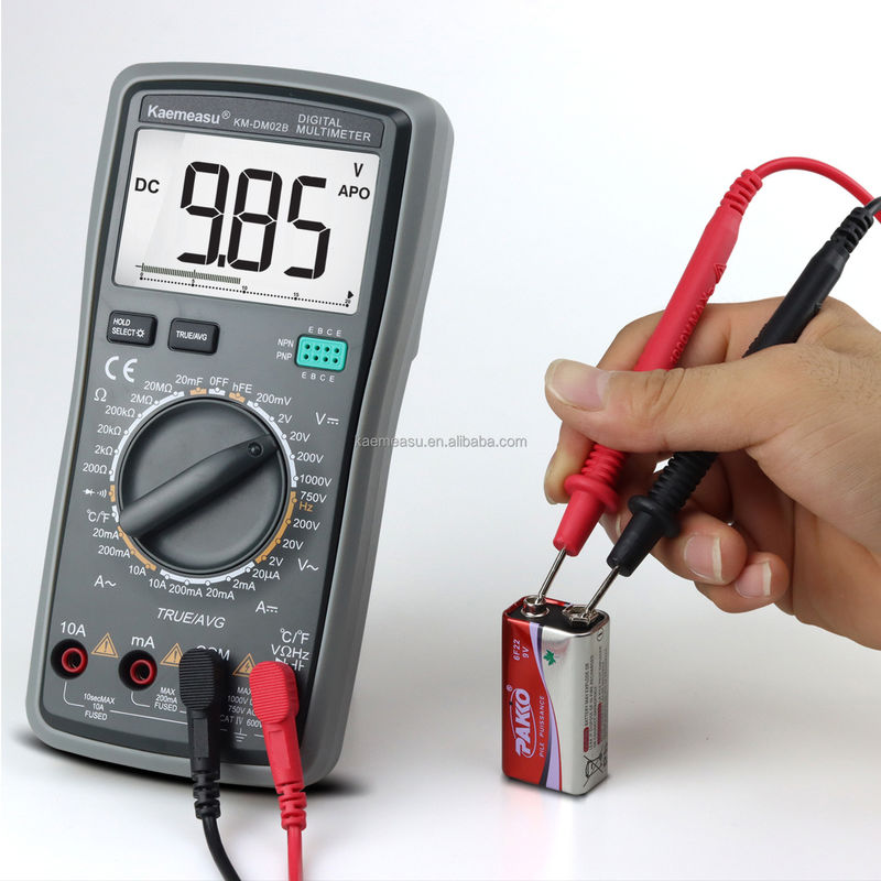 OEM ODM Elektrische Multimeter T-RMS Spannung, Strom, Widerstand, Kapazitätstest Intelligentes digitales Multimeter Tester