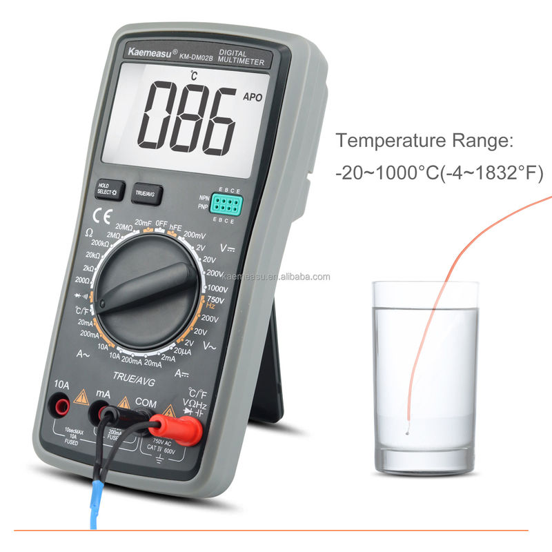 OEM ODM Elektrische Multimeter T-RMS Spannung, Strom, Widerstand, Kapazitätstest Intelligentes digitales Multimeter Tester