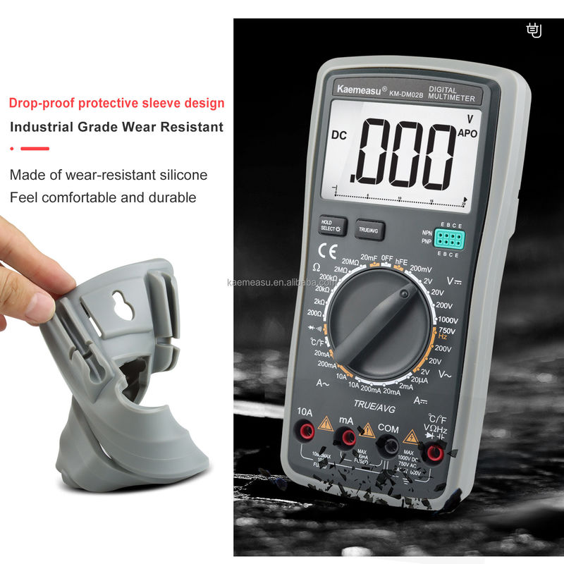 OEM ODM Elektrische Multimeter T-RMS Spannung, Strom, Widerstand, Kapazitätstest Intelligentes digitales Multimeter Tester