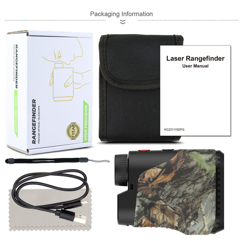 Oem Jagd-Range Finder Neigungsbereich Laser Abstandsmesser Teleskop Mehrfachmodi Laser-Rangefinder für die Jagd