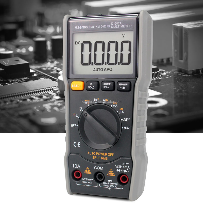 01B Elektrischer Multitester Spannungs- und Strommessgerät Industrieller Multimeter Mini-Portable Smart Digital Car Multimeter