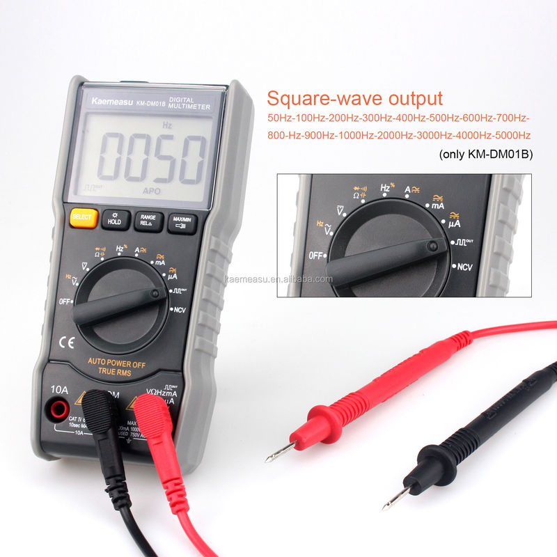 01B Elektrischer Multitester Spannungs- und Strommessgerät Industrieller Multimeter Mini-Portable Smart Digital Car Multimeter