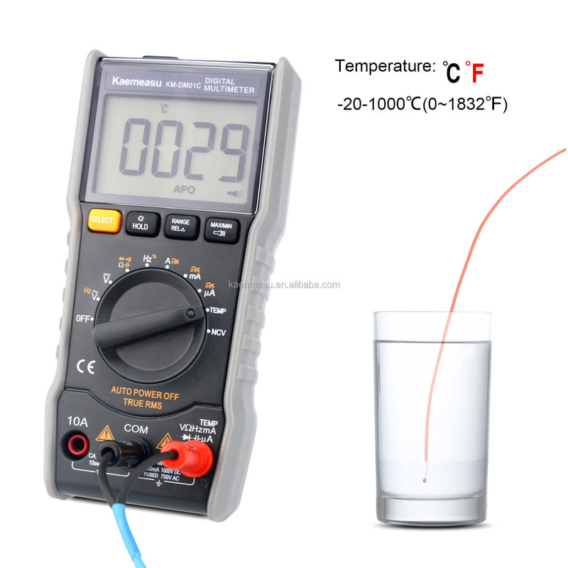 01C Stromspannungsmessgerät Multimeter Hochpräzisionsmessgeräte Mini-Multimeter für tragbare Fahrzeuge