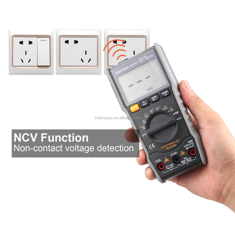 01C Stromspannungsmessgerät Multimeter Hochpräzisionsmessgeräte Mini-Multimeter für tragbare Fahrzeuge