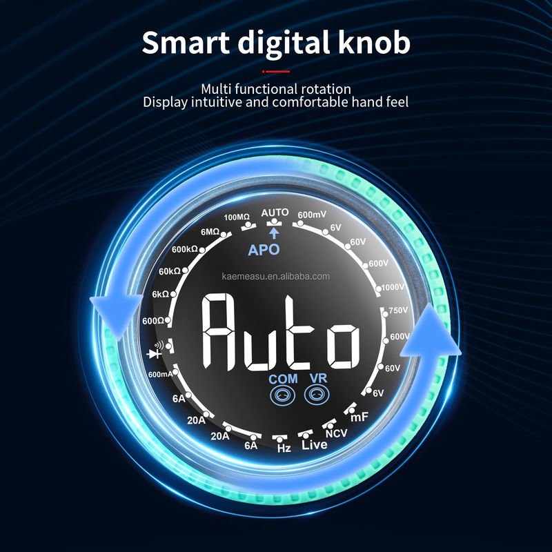 Auto Spannungsmessgeräte NCV TRMS Diodenprüfung Stromwiderstand Tester Klemmmessgeräte Multimetro Smart Digital Multimeter
