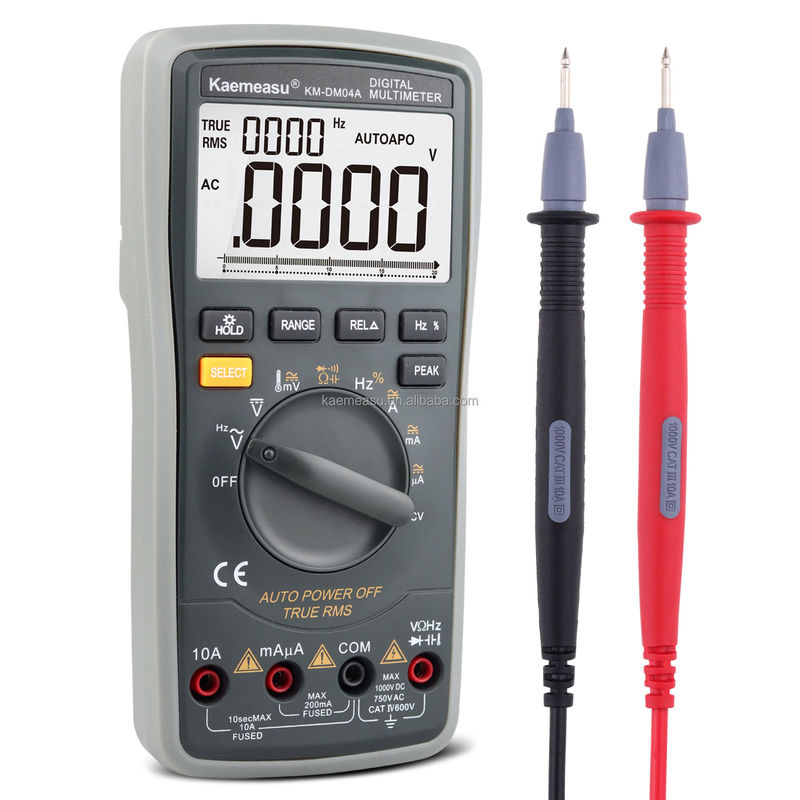 04A Klemmzähler AC DC Digitales Voltmeter Diodenkontinuitätstest Spannungsmesser Multimeter Smart Digital Multimeter