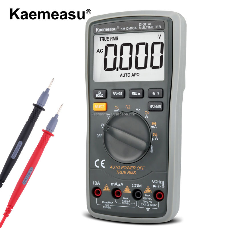 Digitale Multimeter Autorange 1000V Spannungsmesser True RMS LED Diodenprüfung Multimeter Smart Multimeter