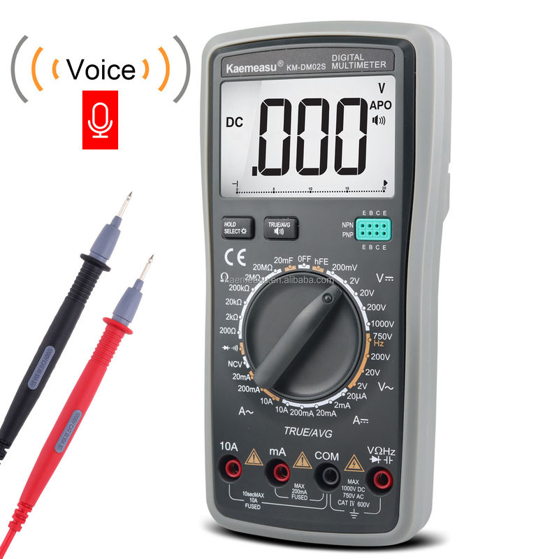 1000V Spannungsmessgeräte Multimeter Profi-Elektriker Dattery Spannungsmessgerät Widerstandstester Smart Digital Multimeter