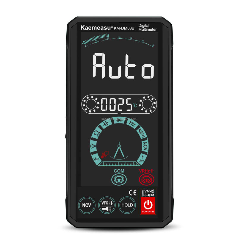 Intelligente Mensch-Maschine-Interaktion Multimeter LCD Farbbildschirm Spannungstester Wiederaufladbares Smart Digital Multimeter