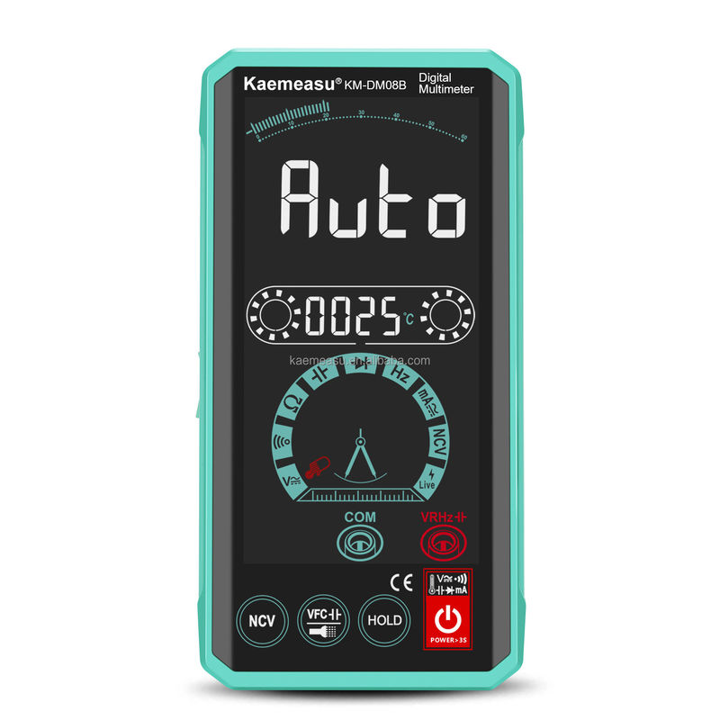 Intelligente Mensch-Maschine-Interaktion Multimeter LCD Farbbildschirm Spannungstester Wiederaufladbares Smart Digital Multimeter