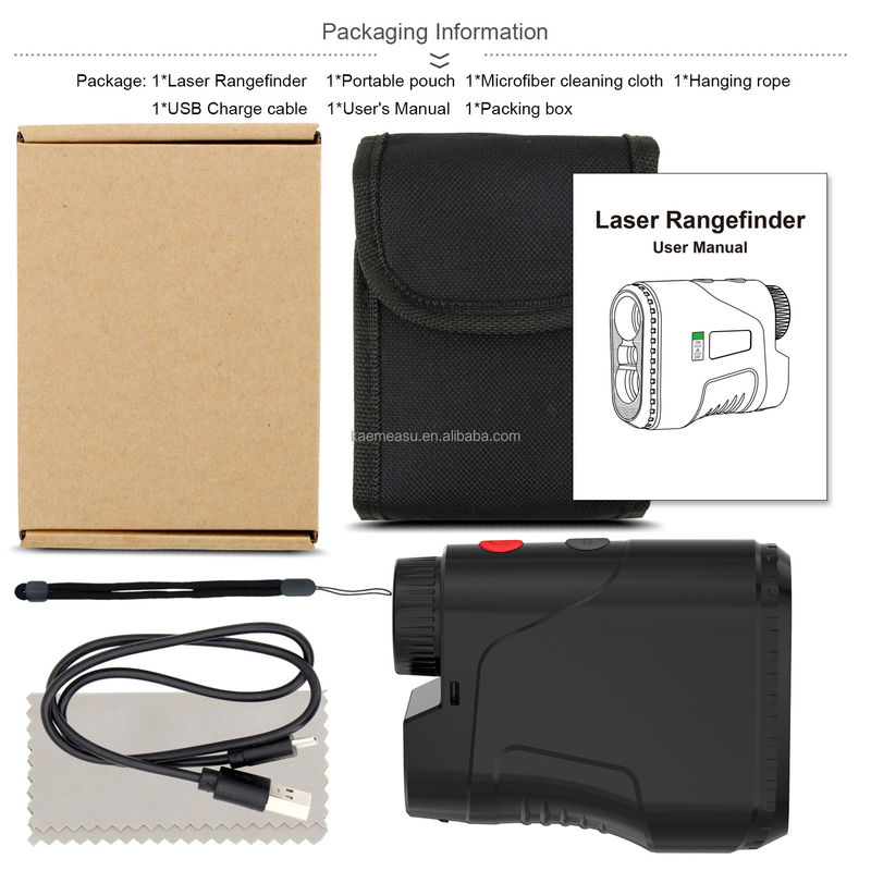 500Yd-Digital-Laser-Fernmessgerät für Golf-Fernmessung und langfristige Entfernungsmessung
