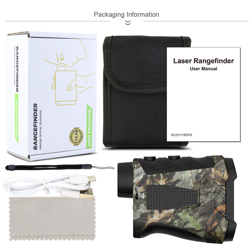 500 Yd Tarnung Digitaler Laser-Rangefinder Fernstrecken magnetischer Golf-Rangefinder Laser-Meter Teleskop Jagd-Rangefinder