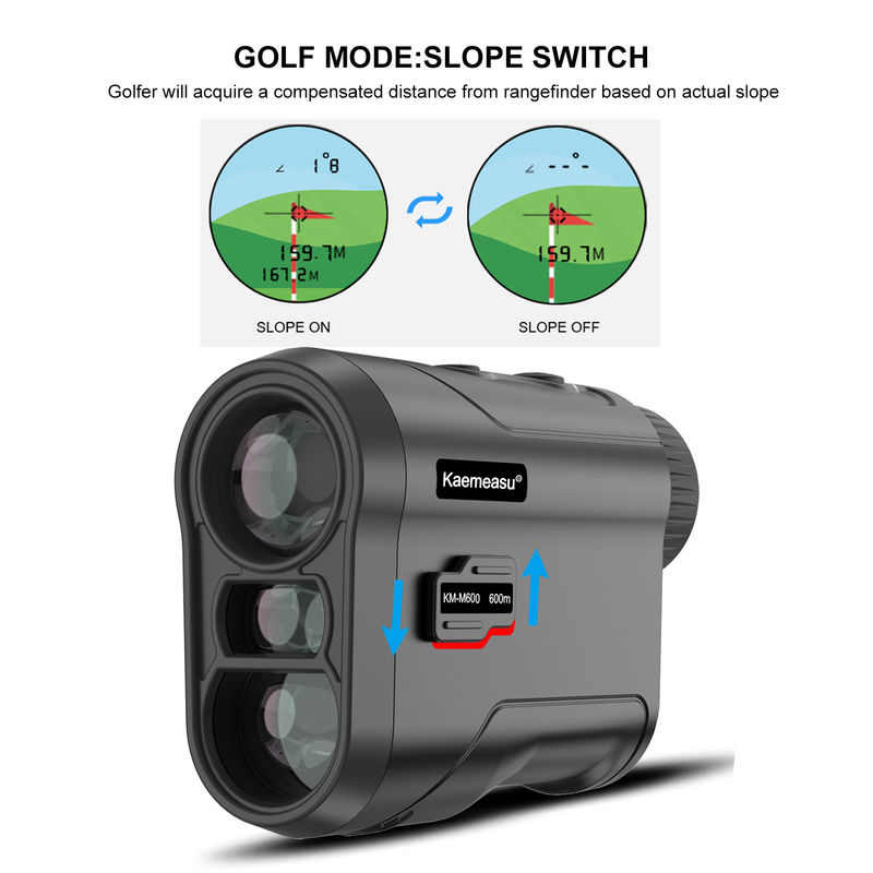 OEM Digitaler Laser-Rangefinder Magnetischer Golf-Rangefinder Neigung Laser-Meter Teleskop Wiederaufladbare Golf-Rangefinder