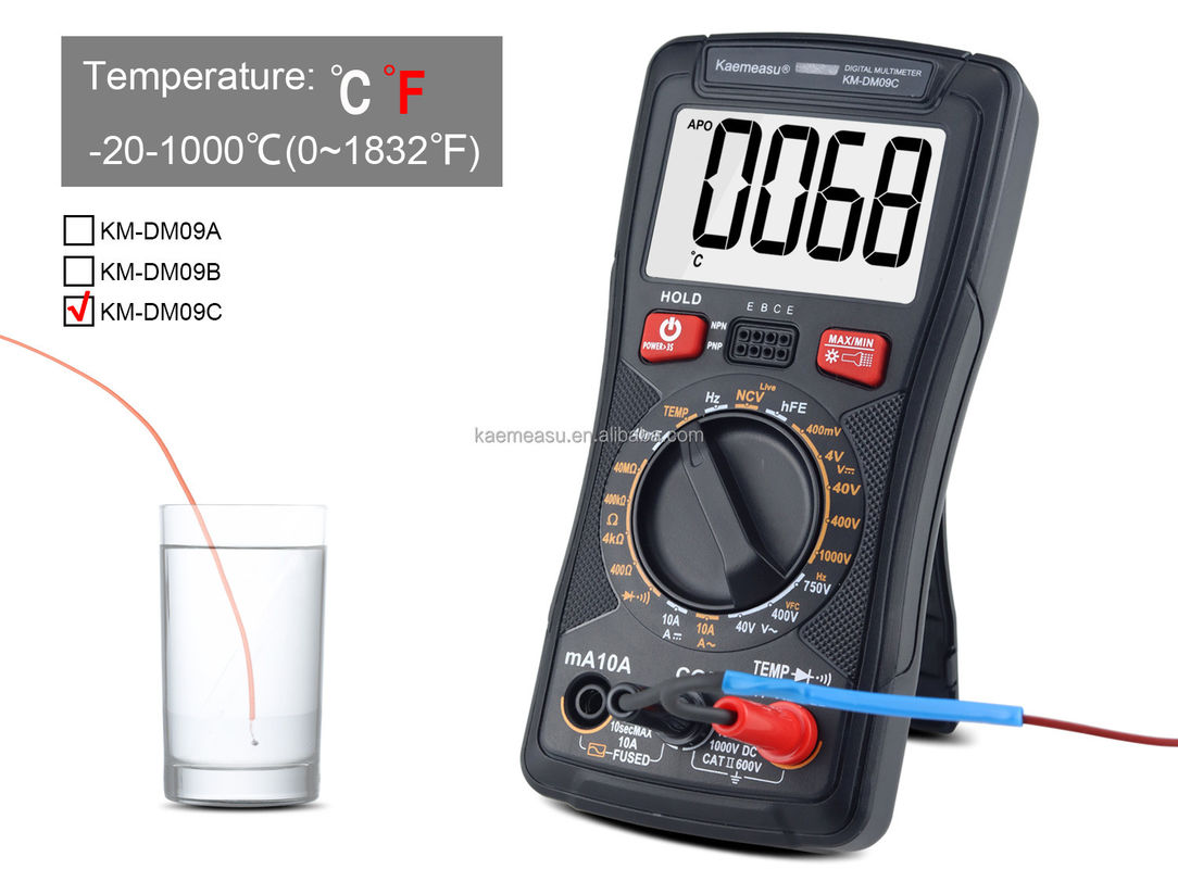 Anpassbares digitales Klemm-Multimeter zur Reparatur von Mobiltelefonen Portable und Kompakt 142*72*35mm