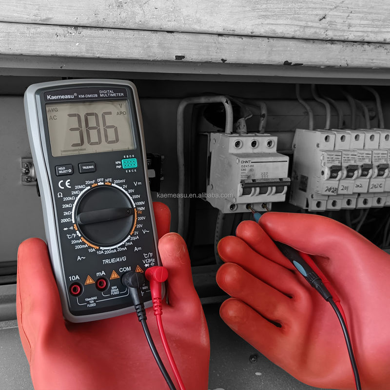 Smart Multimeter Wechselstromspannungstester zur Messung des Kapazitätsabstands 20nF/200nF/2uF/20uF/200uF/2000uF und max. Wechselstrom 10A