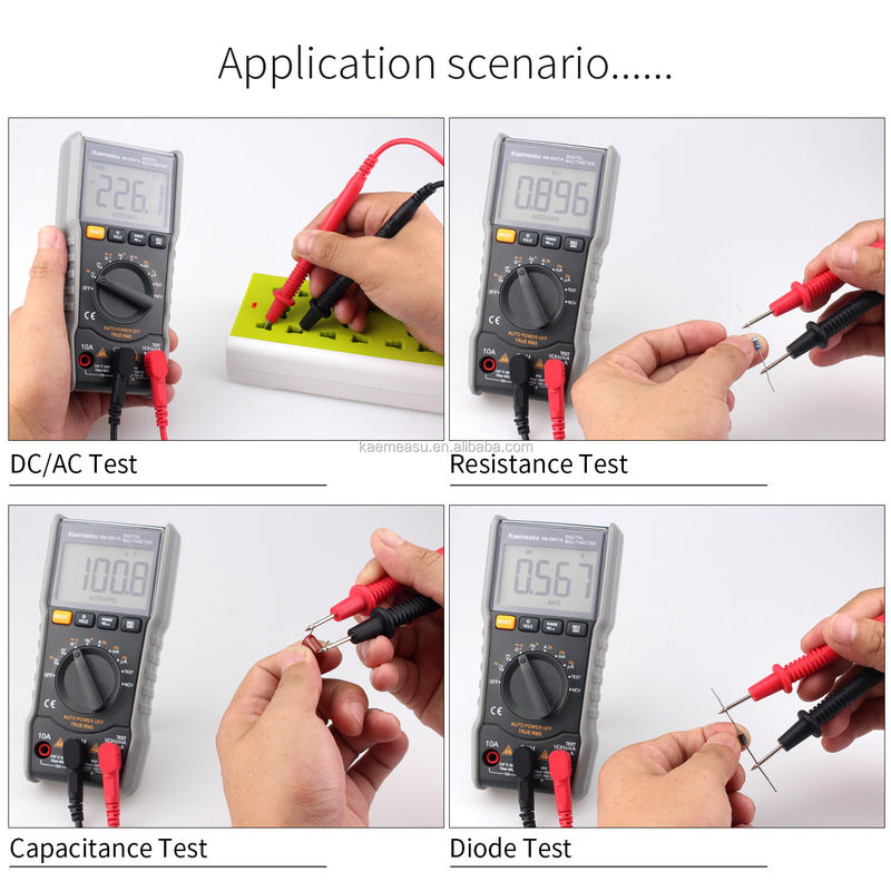 Mini-Multimeter mit hoher Präzision für die Messung der Stromspannung