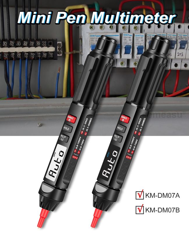 Populärer Stil Mini Pen Digital Multimeter mit Live/NCV/Sequenz Kontaktloser Spannungserkennung Multimeter Tester