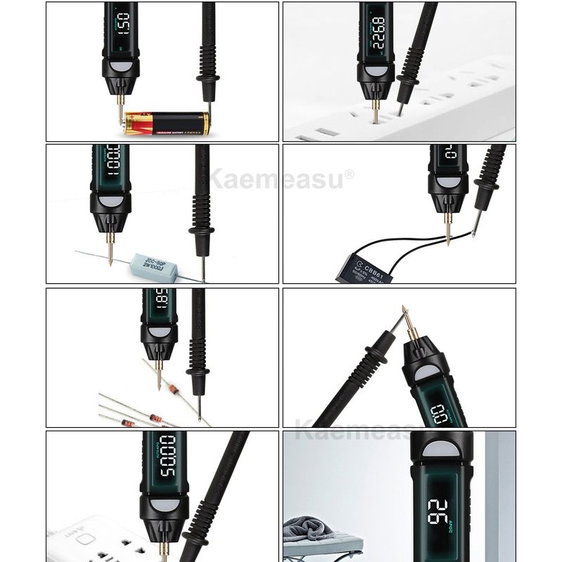 Populärer Stil Mini Pen Digital Multimeter mit Live/NCV/Sequenz Kontaktloser Spannungserkennung Multimeter Tester