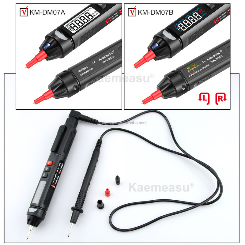 Kaemeasu Mini Pen Digital Multimeter NCV Sequenz Kontaktloser Spannungsdetektor Multimeter Tester Pen Meter