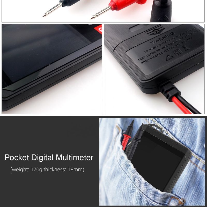 EBTN Display Touch Digital Multimeter 6000 Zählen Digital Multimeter Ncv Funktion Neutralen Live Draht Test Digital Multimeter